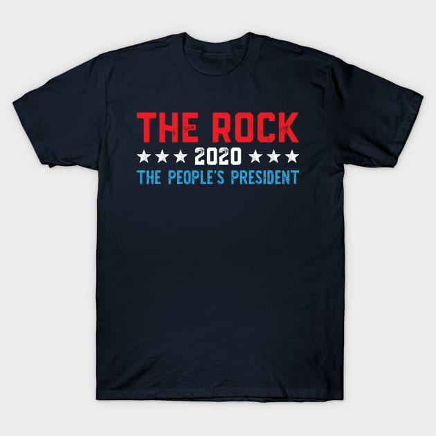 The Rock 2020: The People's President T-Shirt by zubiacreative